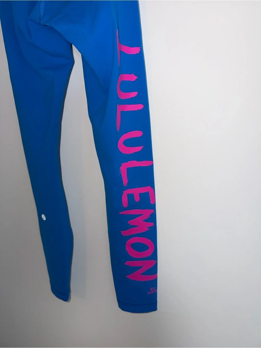 Lululemon Wunder Train High-Rise Tight leggings Ed Curtis - Poolside size 0